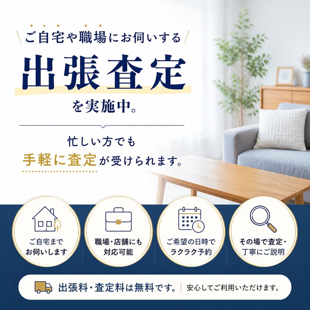 芦屋市全域をカバー！出張査定サービス