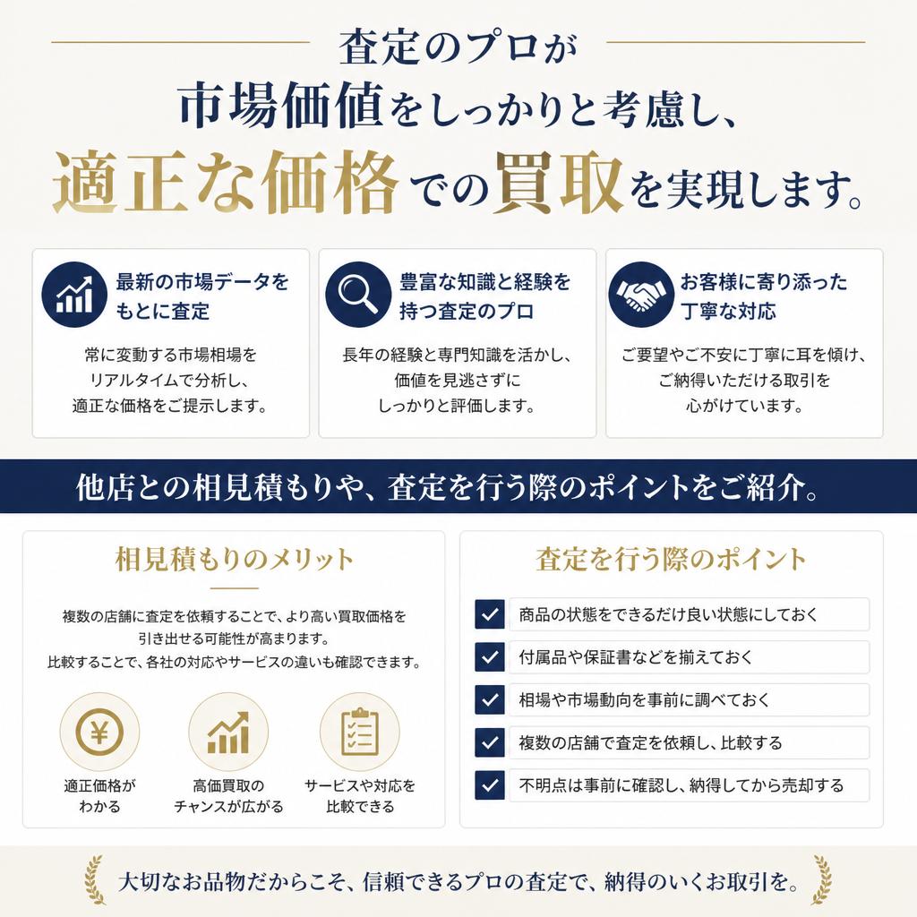 納得のいく査定結果