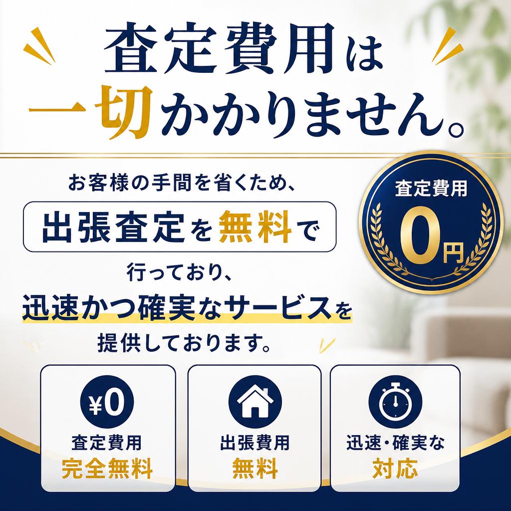 安心の無料査定