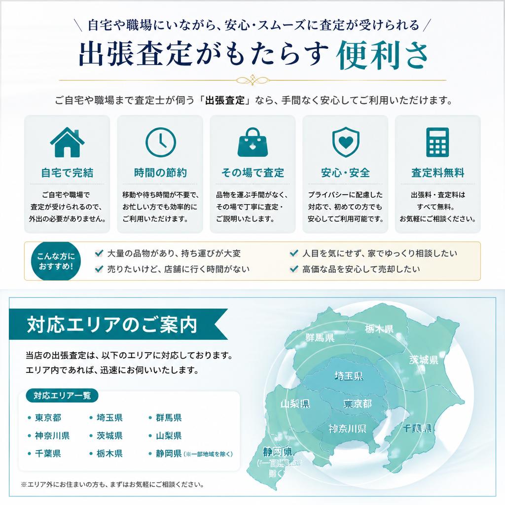 出張査定のメリット
