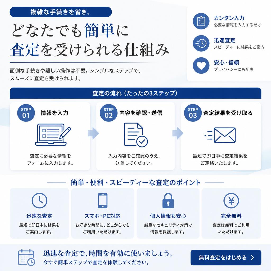 簡単査定の魅力