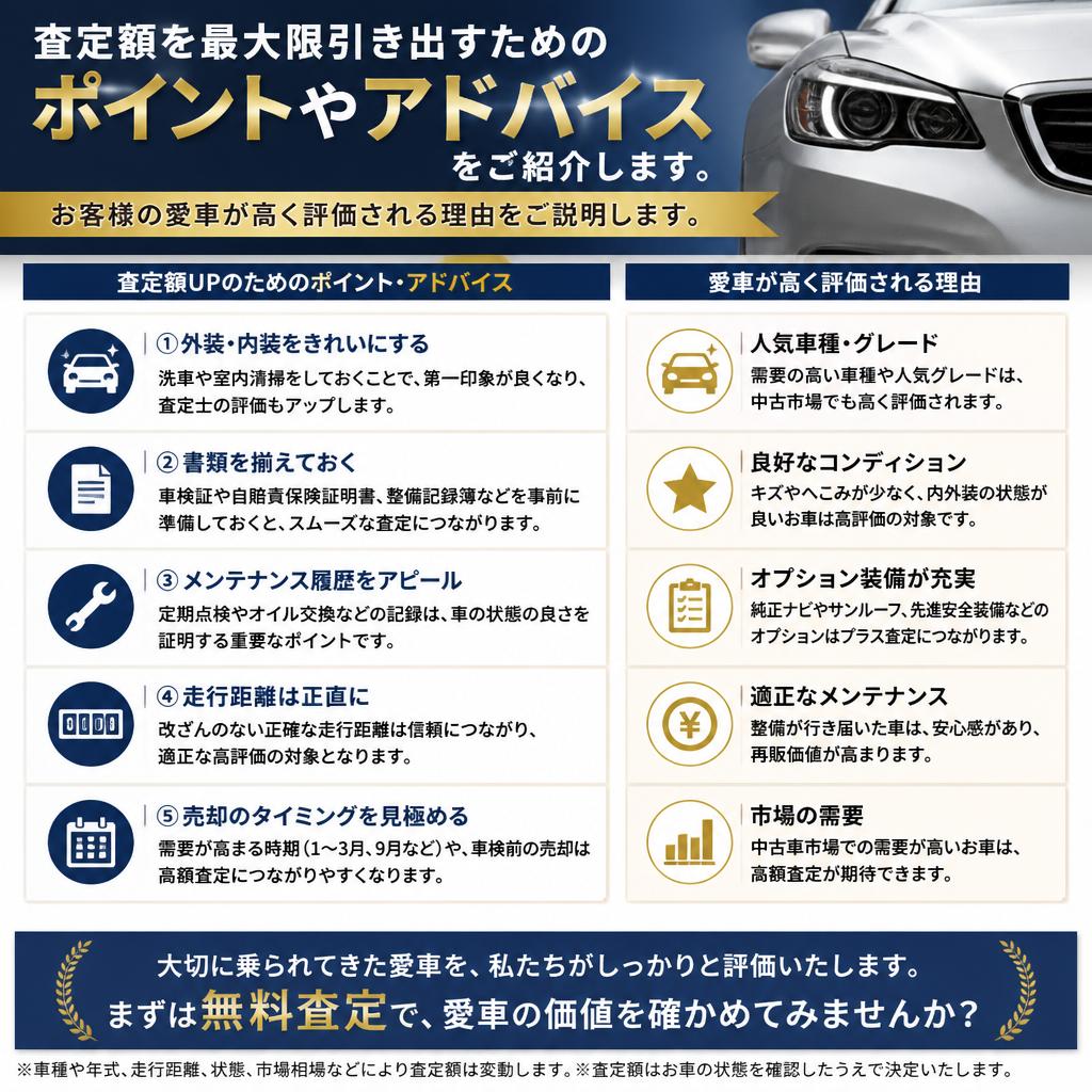 高価査定を実現するポイント
