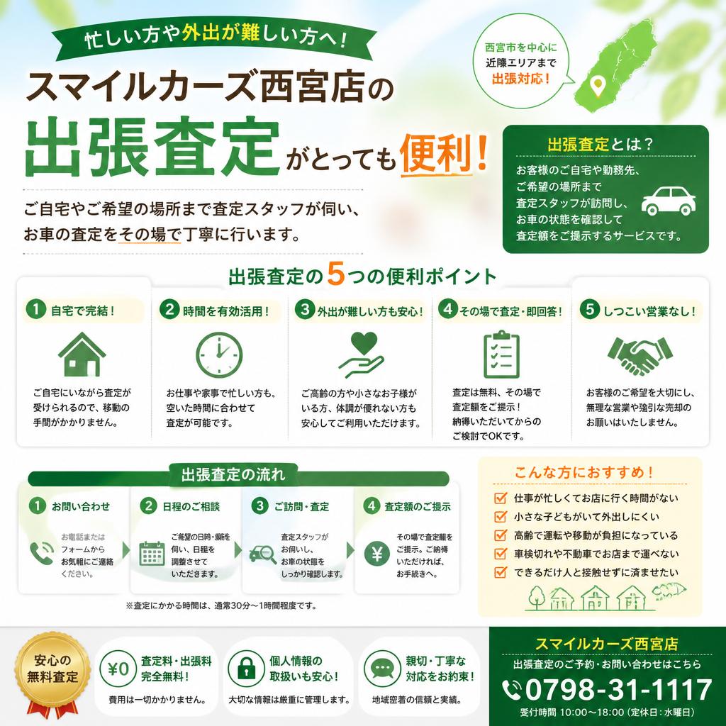 4. 出張査定のメリット